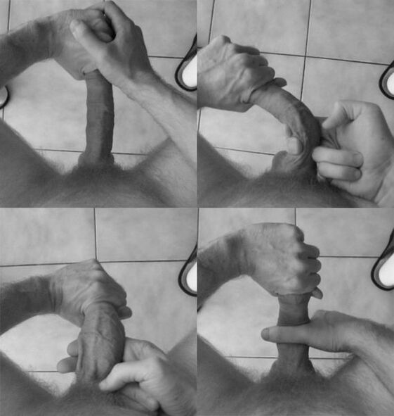 Beugung des Penis, um die Größe des Organs zu erhöhen